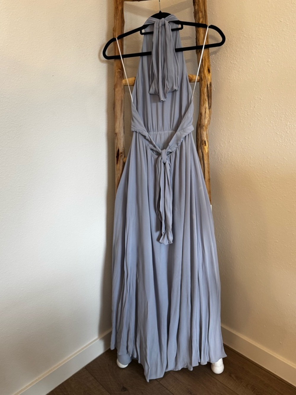 Reformation Andee Gown Maxi Dress in Blue Size 6 - Picture 8 of 14